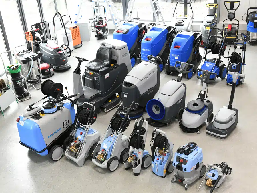 Moderne Reinigungsgeräte