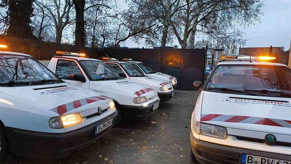 Moderner Winterdienst Fuhrpark der Putzwehr GmbH