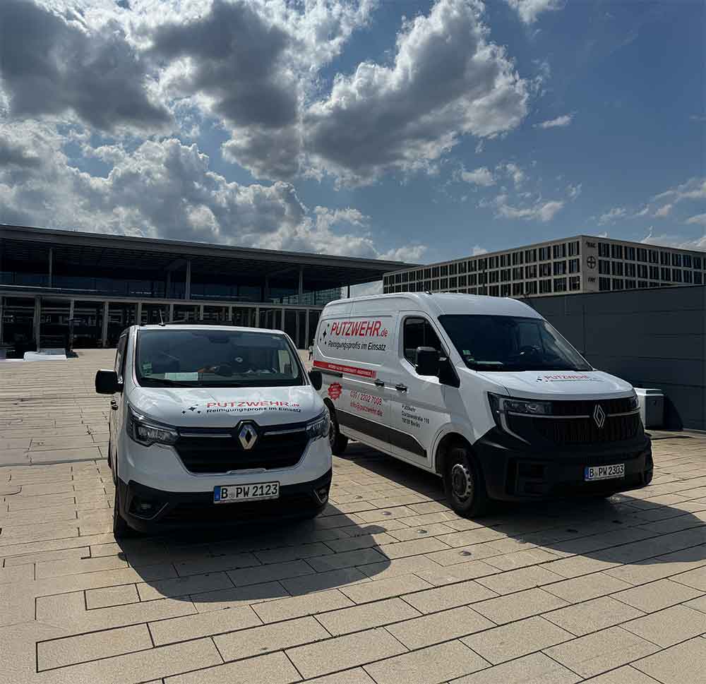 Putzwehr Team bei der Arbeit